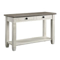 2-Tone Wood Console Table with 2 Drawers K3800