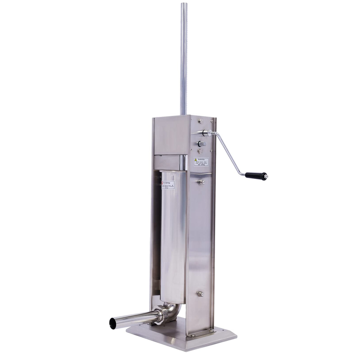 15LB Stainless Steel Vertical Sausage Stuffer with 4 Nozzles F510