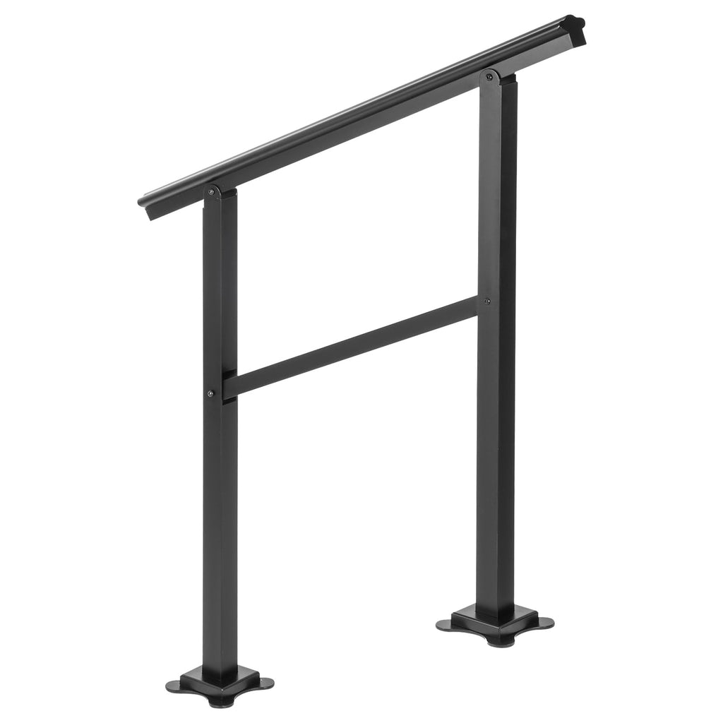 Aluminum Outdoor Stair Handrail 36 x 35 for 2-3 Steps L571