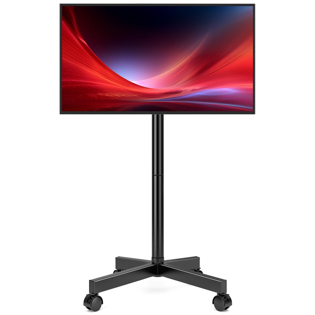 Mobile TV Stand for 23-60 Inch Flat Curved Screen TVs with Wheels F76823