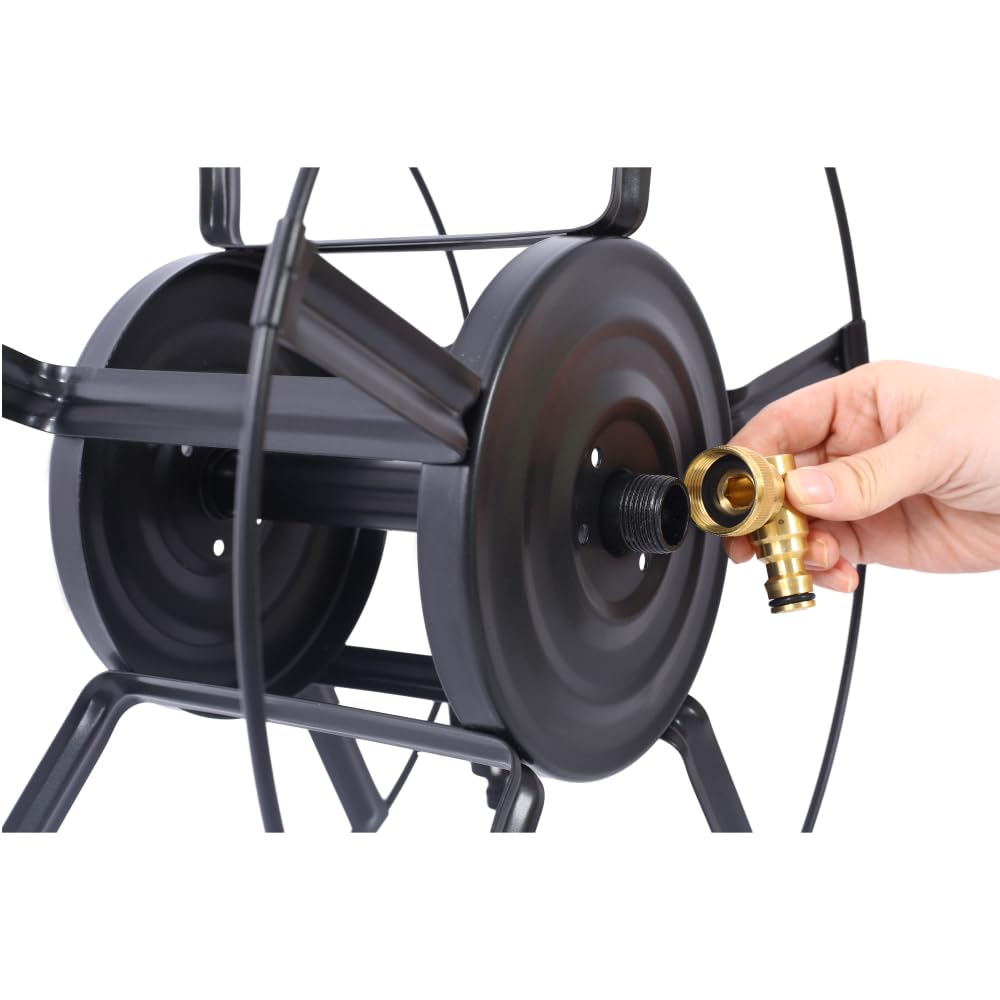 Retractable Wall Mount Hose Reel with 180° Swivel J106