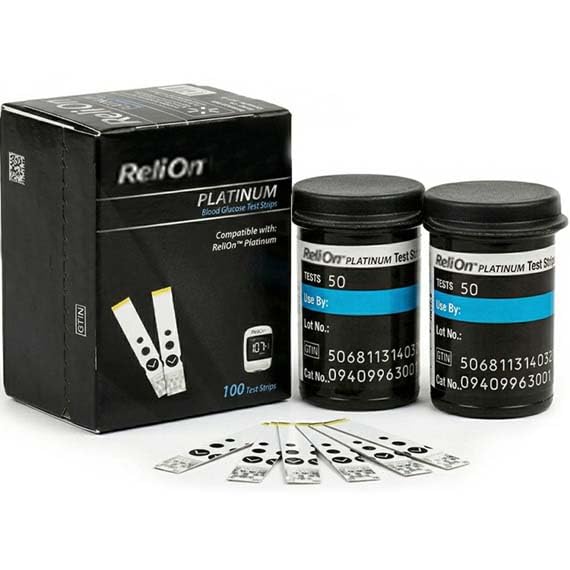 Blood Glucose Test Strips, 100 Count X7012