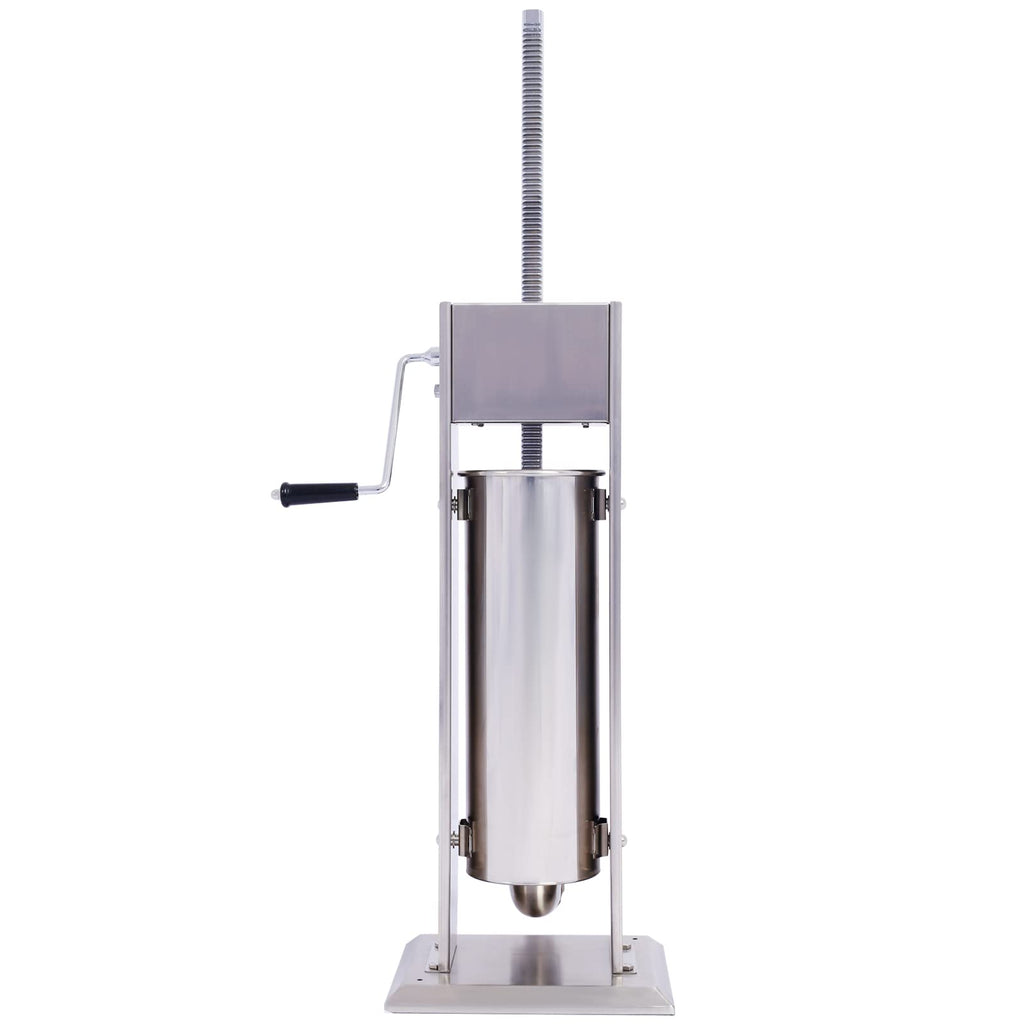 15LB Stainless Steel Vertical Sausage Stuffer with 4 Nozzles F510