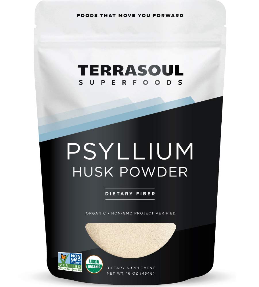 Organic Psyllium Husk Powder, 1 Lb W90811
