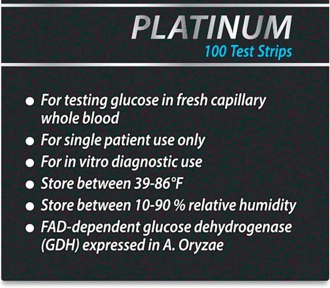 Blood Glucose Test Strips, 100 Count X7012