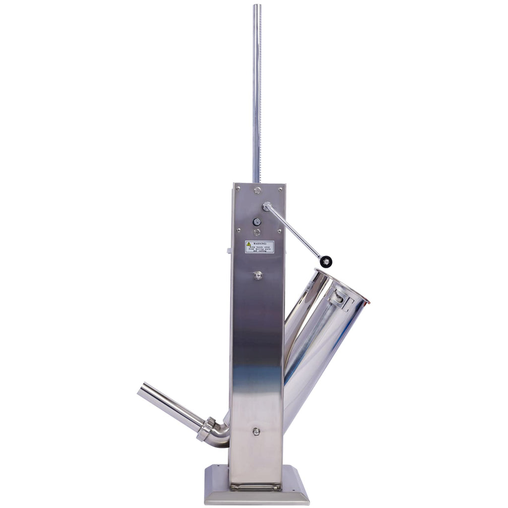 15LB Stainless Steel Vertical Sausage Stuffer with 4 Nozzles F510