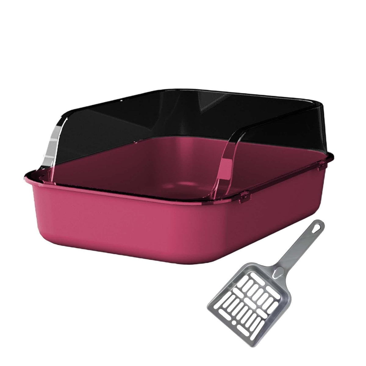 Pink Open Top Sifting Litter Box E47114
