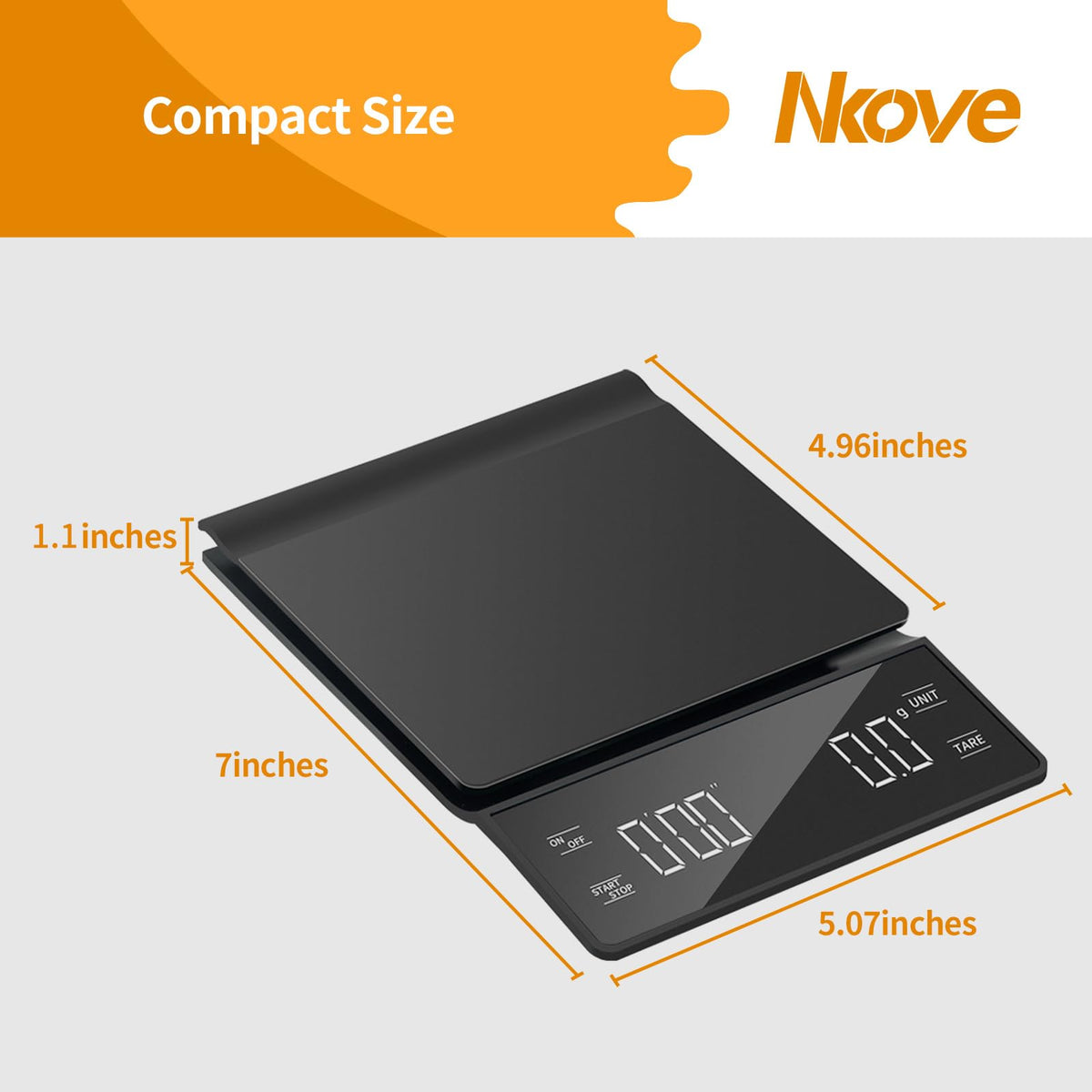 0.1g High Precision Coffee Scale with Timer P32254