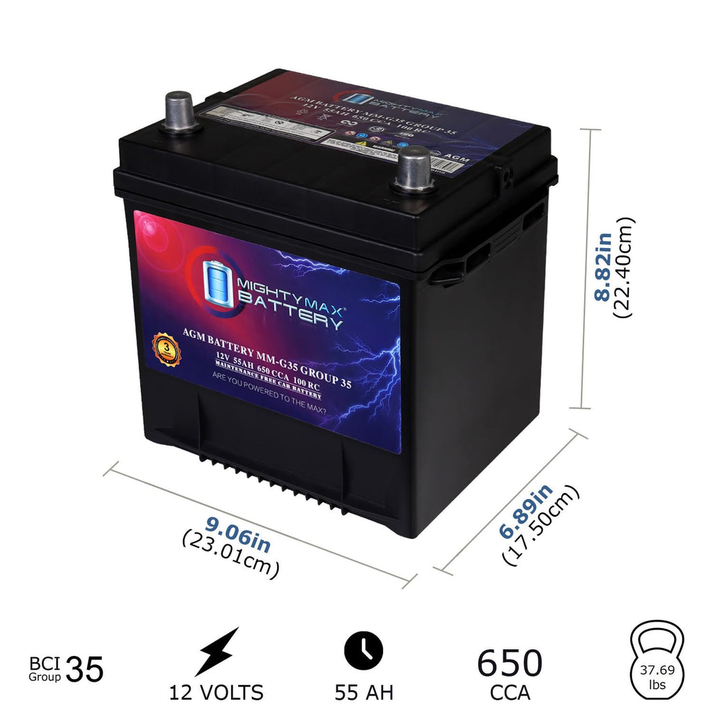 12V 55Ah AGM Replacement Battery E11268