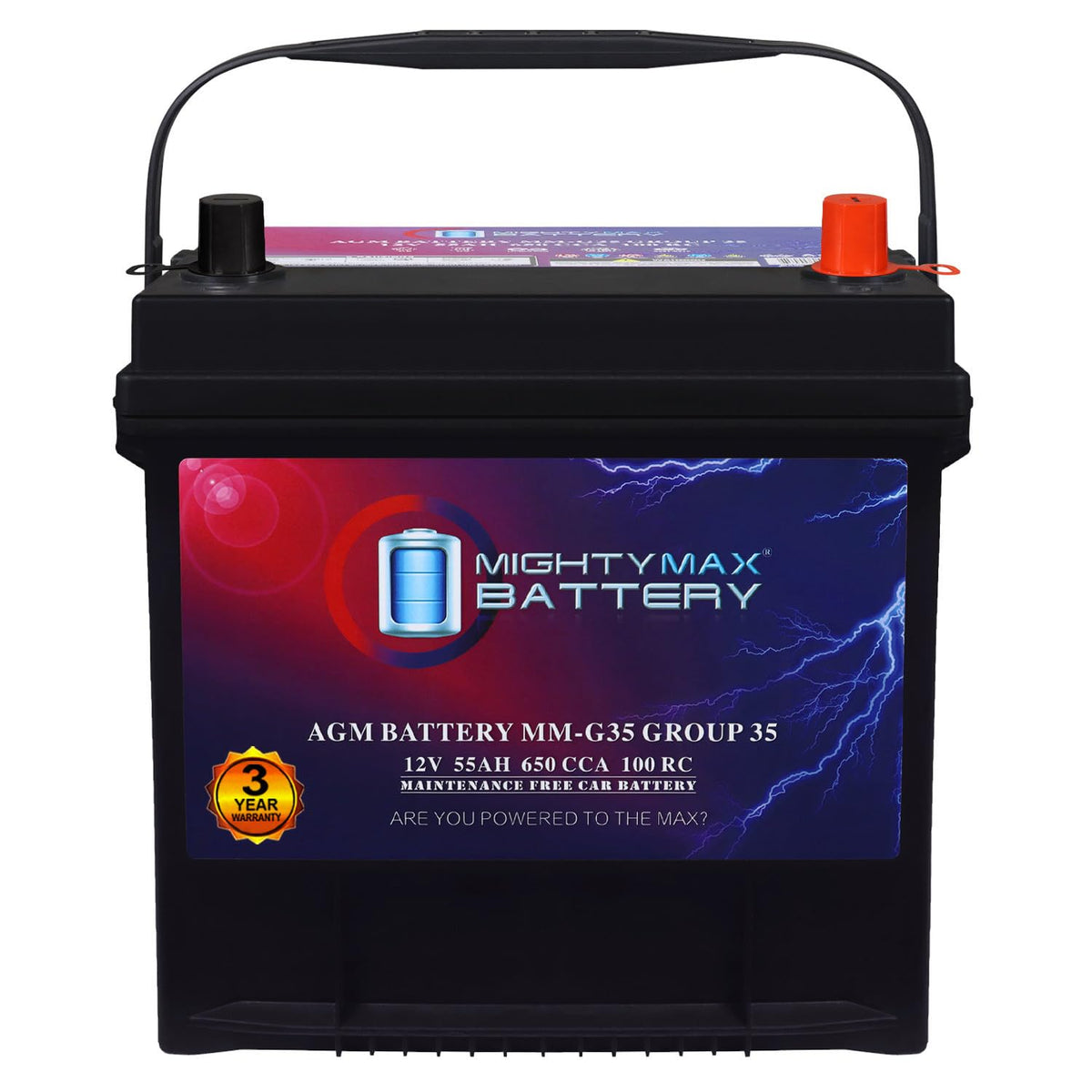12V 55Ah AGM Replacement Battery E11268