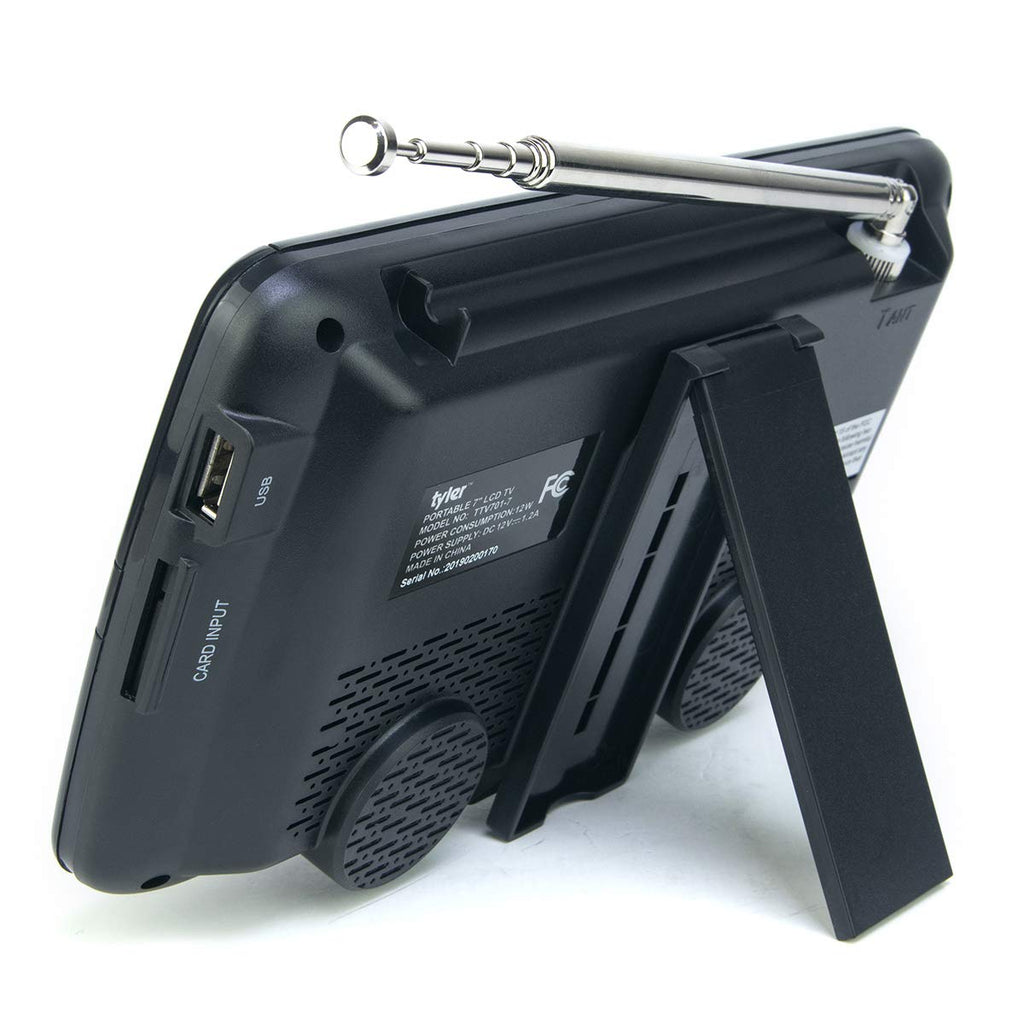 7" Portable LCD TV Rechargeable Battery HD-TV USB HDMI U553877