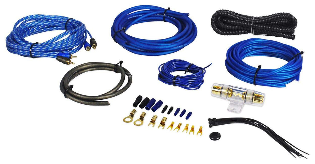 10" Powered Under-Seat Subwoofer with Amp Wiring Kit U1122