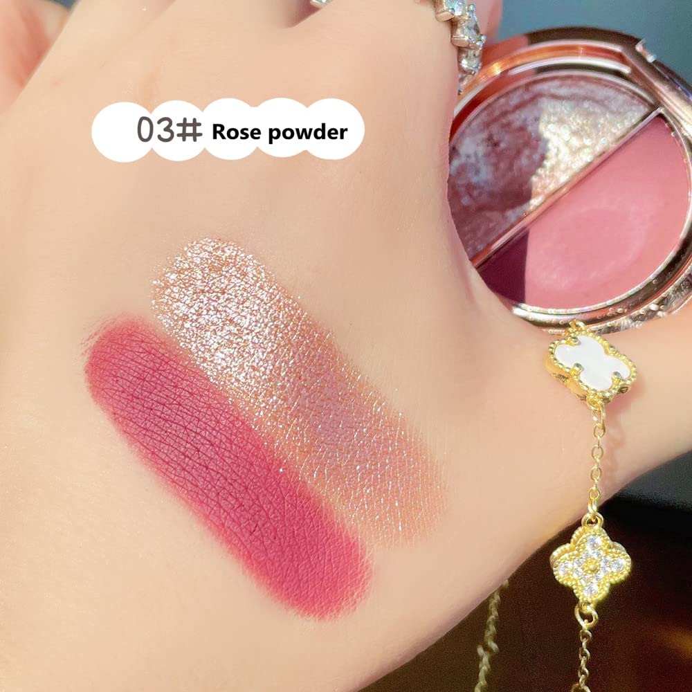 Double Color Matte Shimmer Metal Eye Shadow Powder Z668