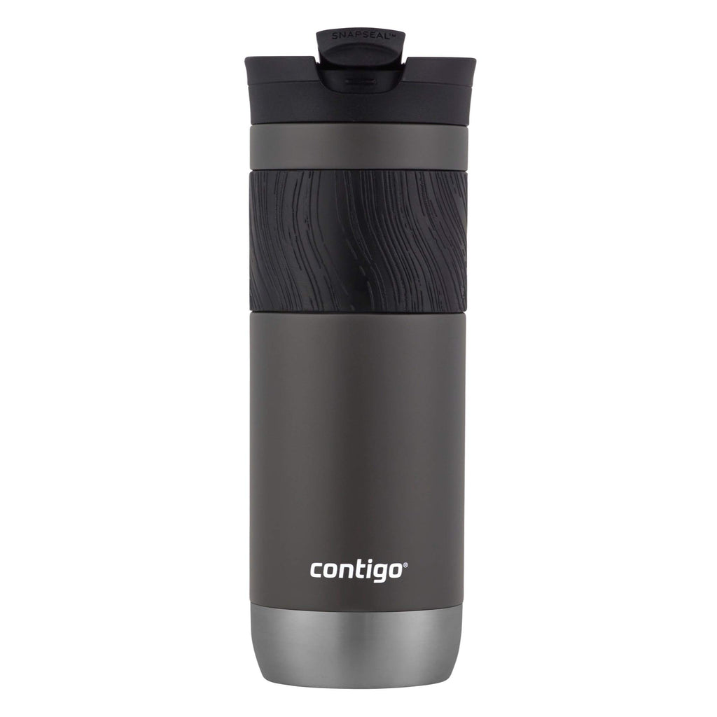 Vacuum-Insulated Stainless Steel Travel Mug 2-Pack & Stainless Steel Travel Mug with Handle and Leak-Proof Lid T36486