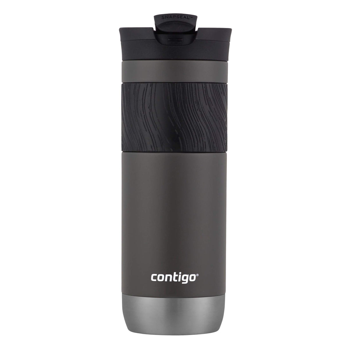 Vacuum-Insulated Stainless Steel Travel Mug 2-Pack & Stainless Steel Travel Mug with Handle and Leak-Proof Lid T36486