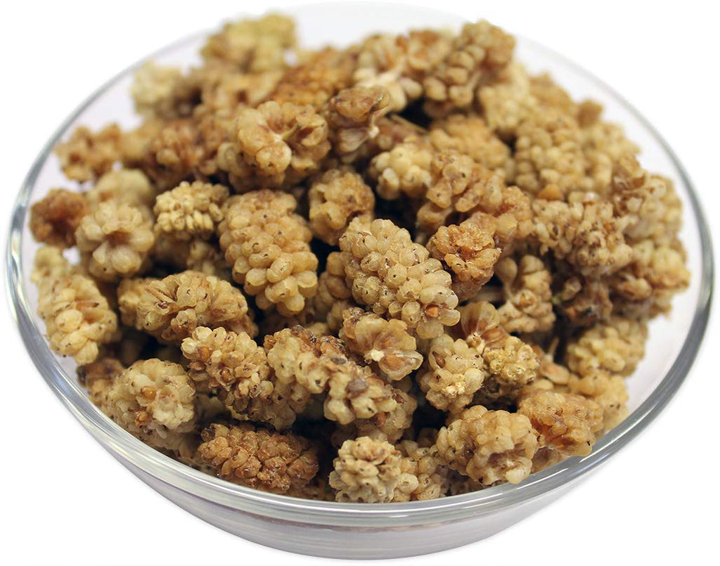 Organic Soft Dried White Mulberries 4 Ounce (Pack of 3) W389