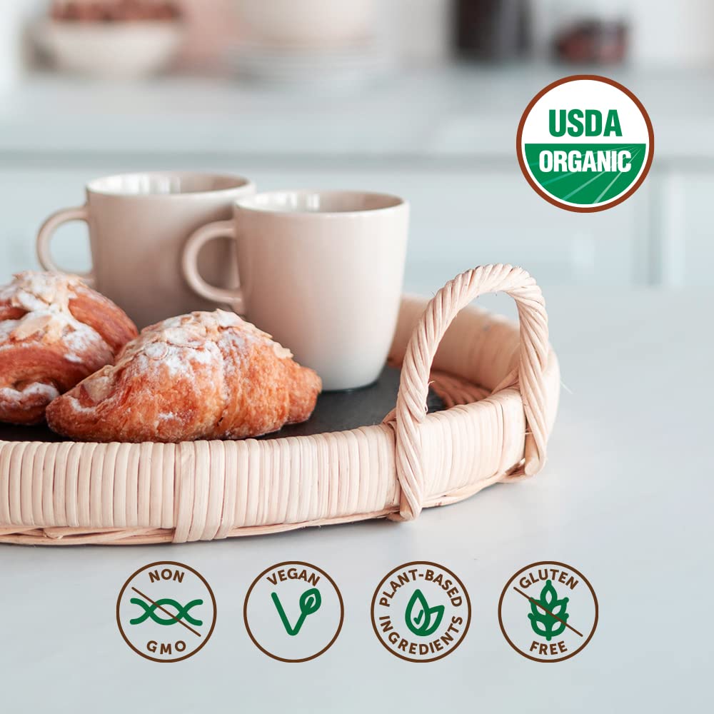 Organic Dark Roast Coffee K Cups with Superfoods and Probiotics, 10ct Single Serve Cups D703543