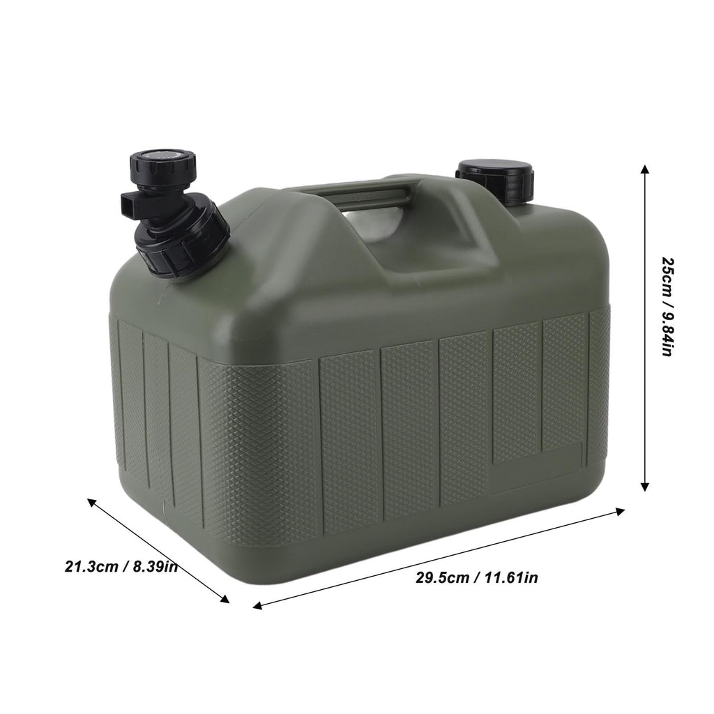 10L Green Camping Water Container with Faucet X6776