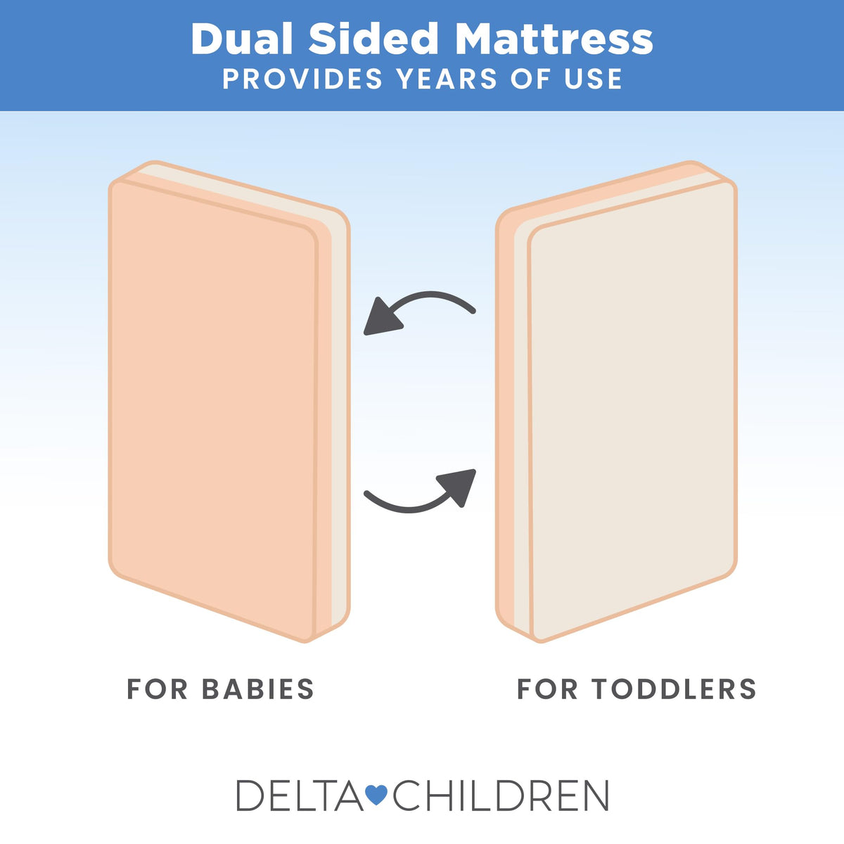 Apricot White Breathable Baby Crib & Toddler Mattress B2320