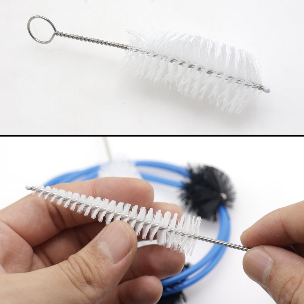 3-Piece Trumpet Cleaning Kit with Mouthpiece and Valve Brush Set B842