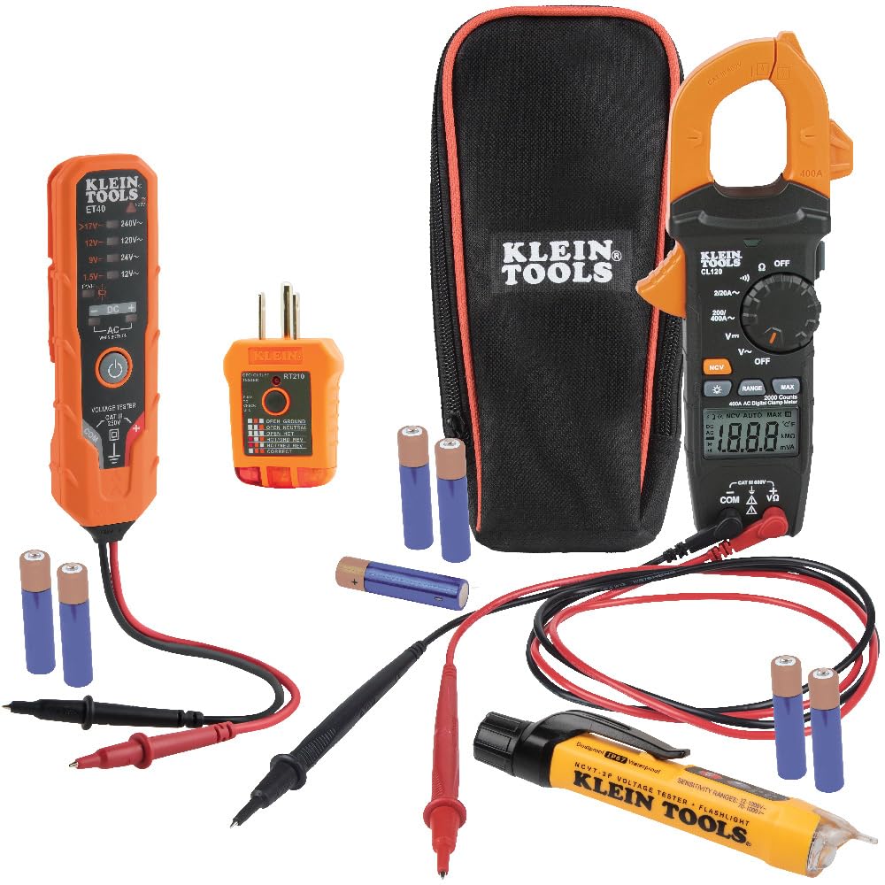 Electrical Voltage Test Kit with Clamp Meter Q7693