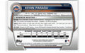 2023 Bowman Chrome Mega Box Mojo Autographed Refractor Blue #BMA-KP Kevin Parada Autographed /150 New York Mets Baseball NM-MT X578084