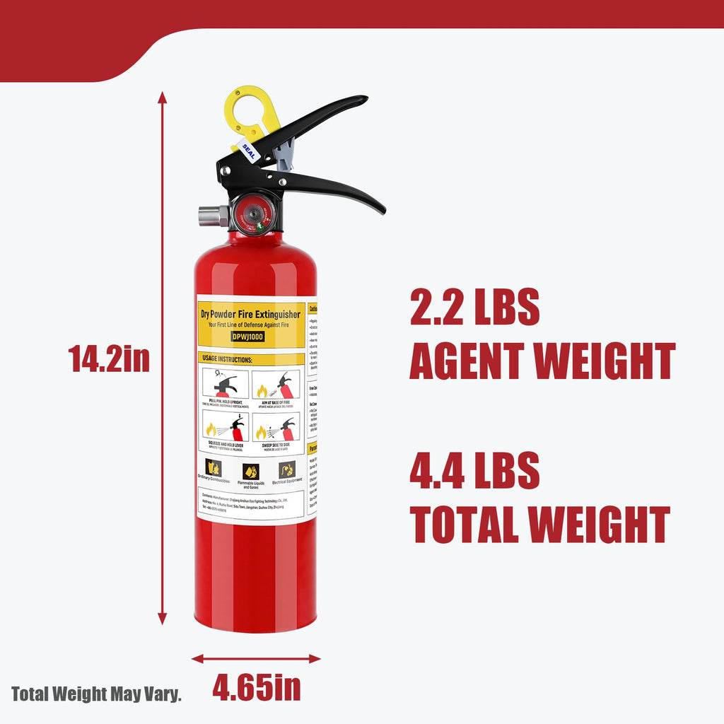 2.5 lb ABC Dry Chemical Fire Extinguishers M848