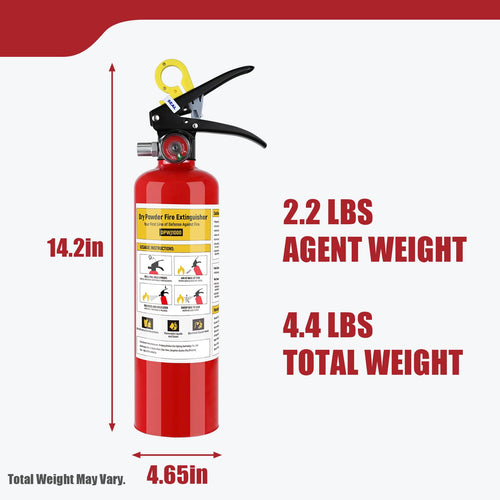 2.5 lb ABC Dry Chemical Fire Extinguishers M848