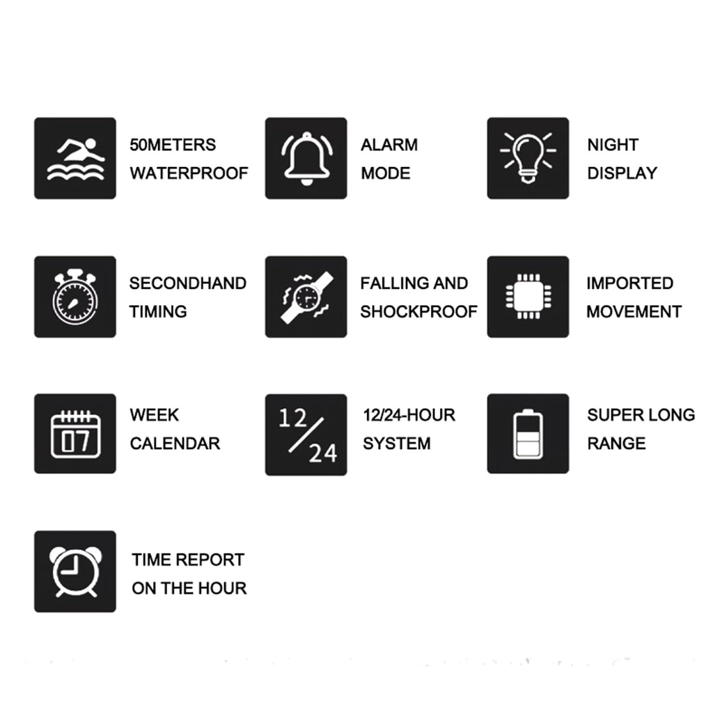 Water Resistant LED Digital Wrist Watch C94541