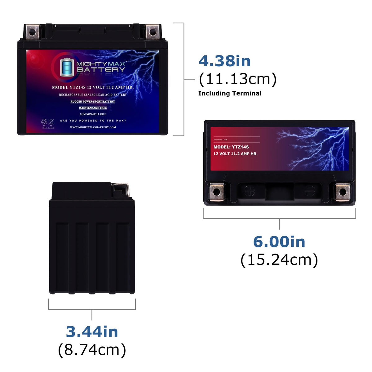 12v 11.2Ah 230CCA Battery G829
