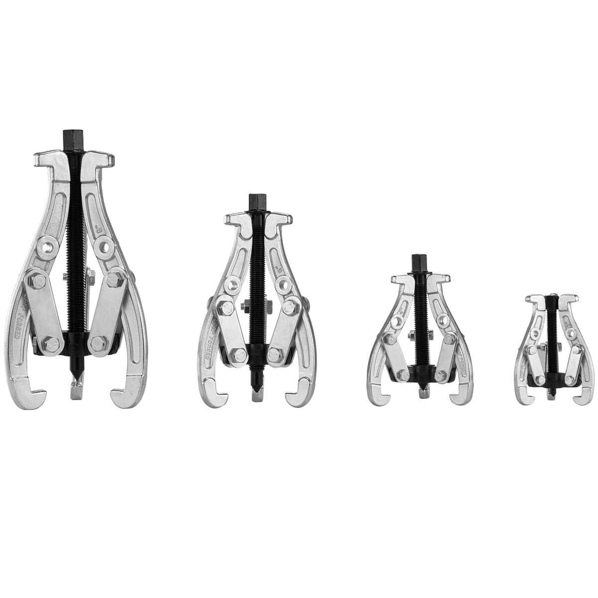 3" 4" 6" 8" 4-Piece Gear Puller Set Y7874