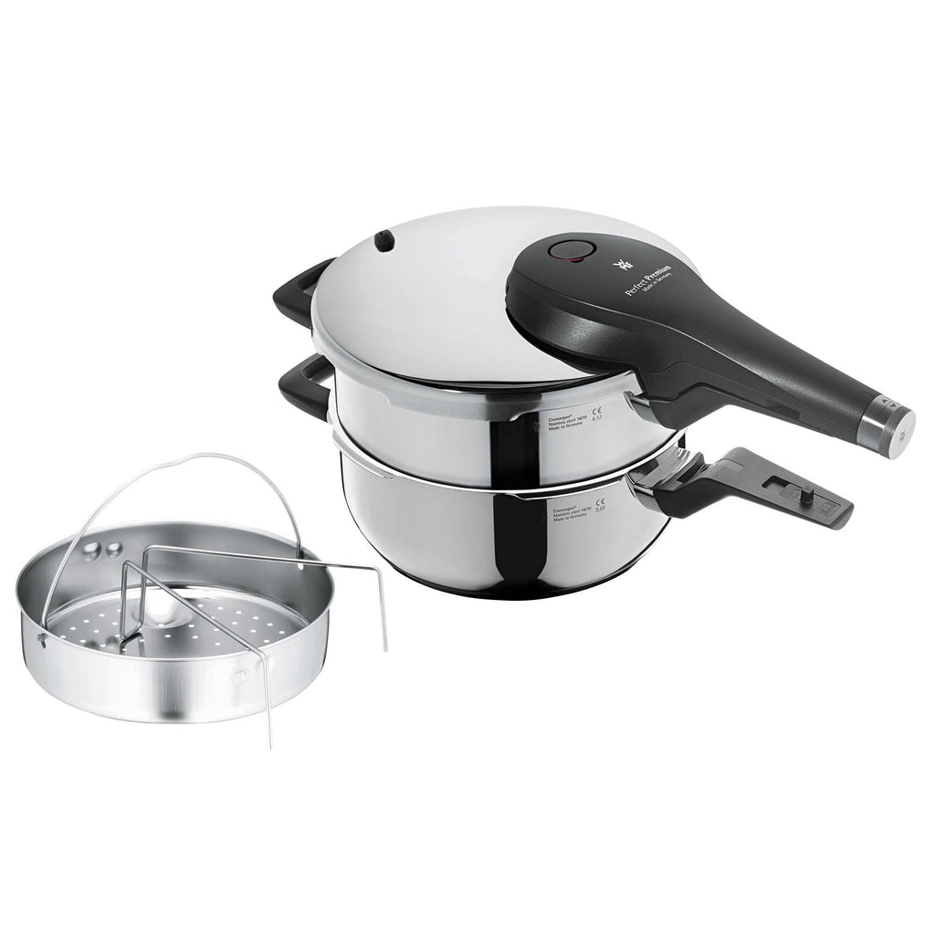 3-Piece Stainless Steel Pressure Cooker Set Y6091