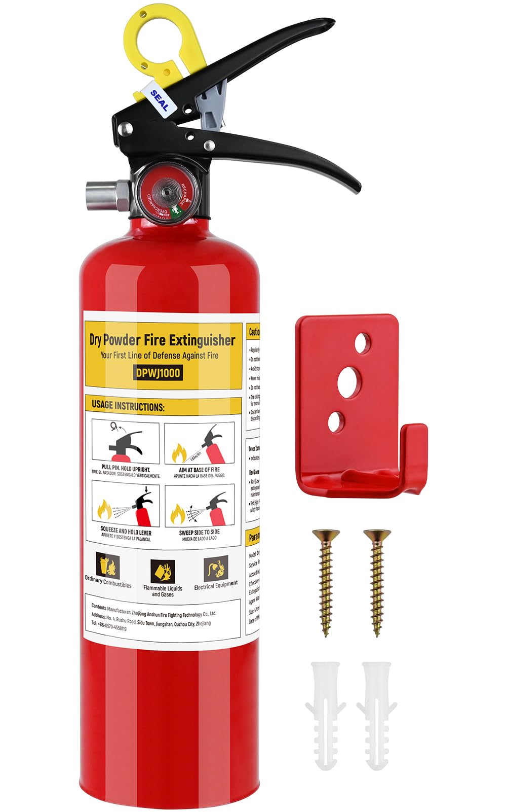 2.5 lb ABC Dry Chemical Fire Extinguishers M848
