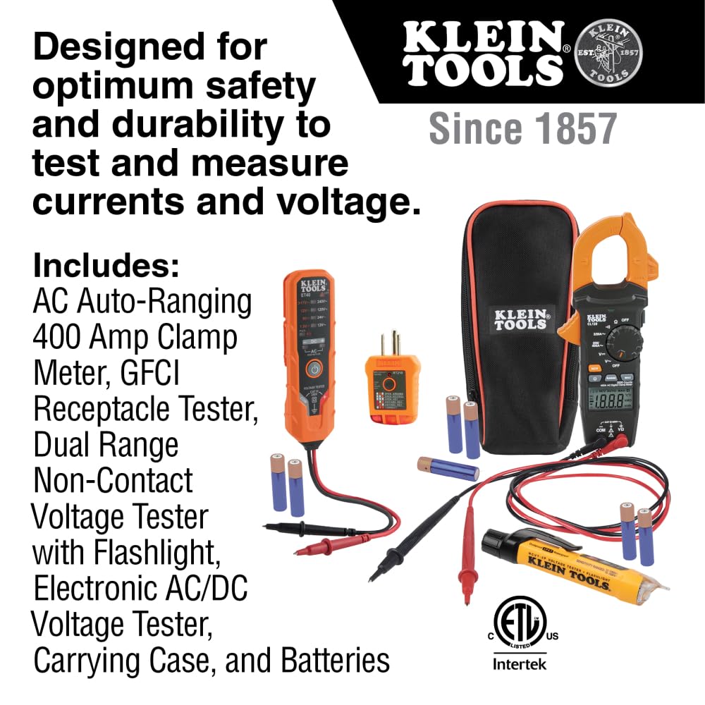 Electrical Voltage Test Kit with Clamp Meter Q7693