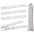 4PCS Wooden Mahjong Racks with Magnetic Pushers U23066