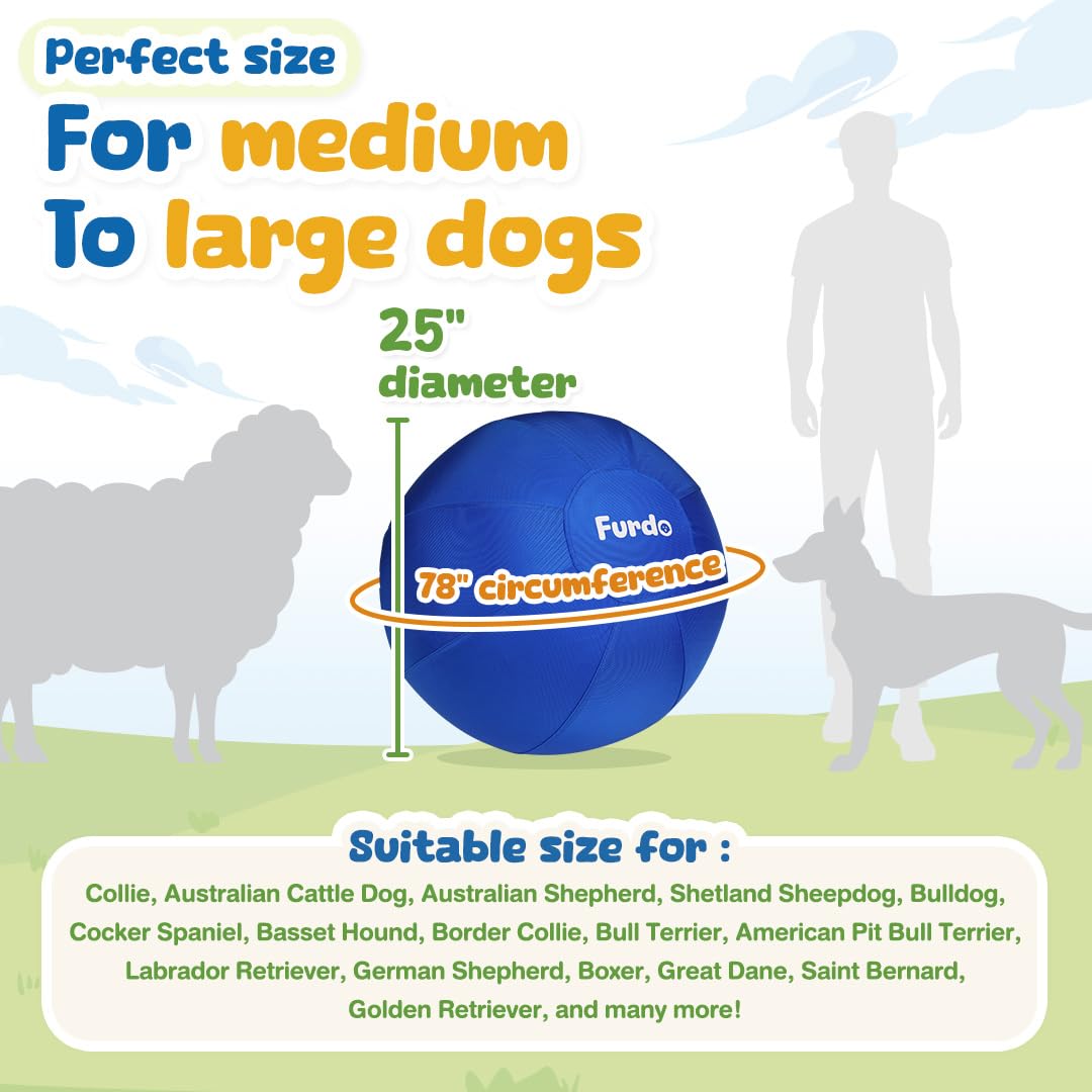 25" Herding Ball for Dogs H636718