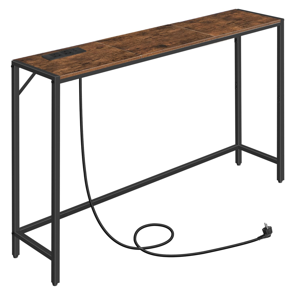 Narrow Sofa Table with Power Station Y20900