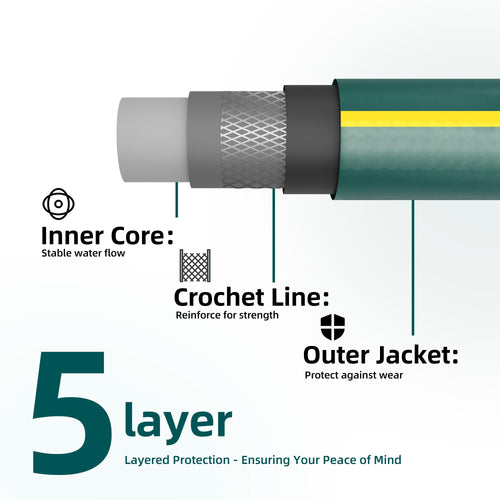 100 ft Heavy Duty 3/4 in. Garden Hose A813