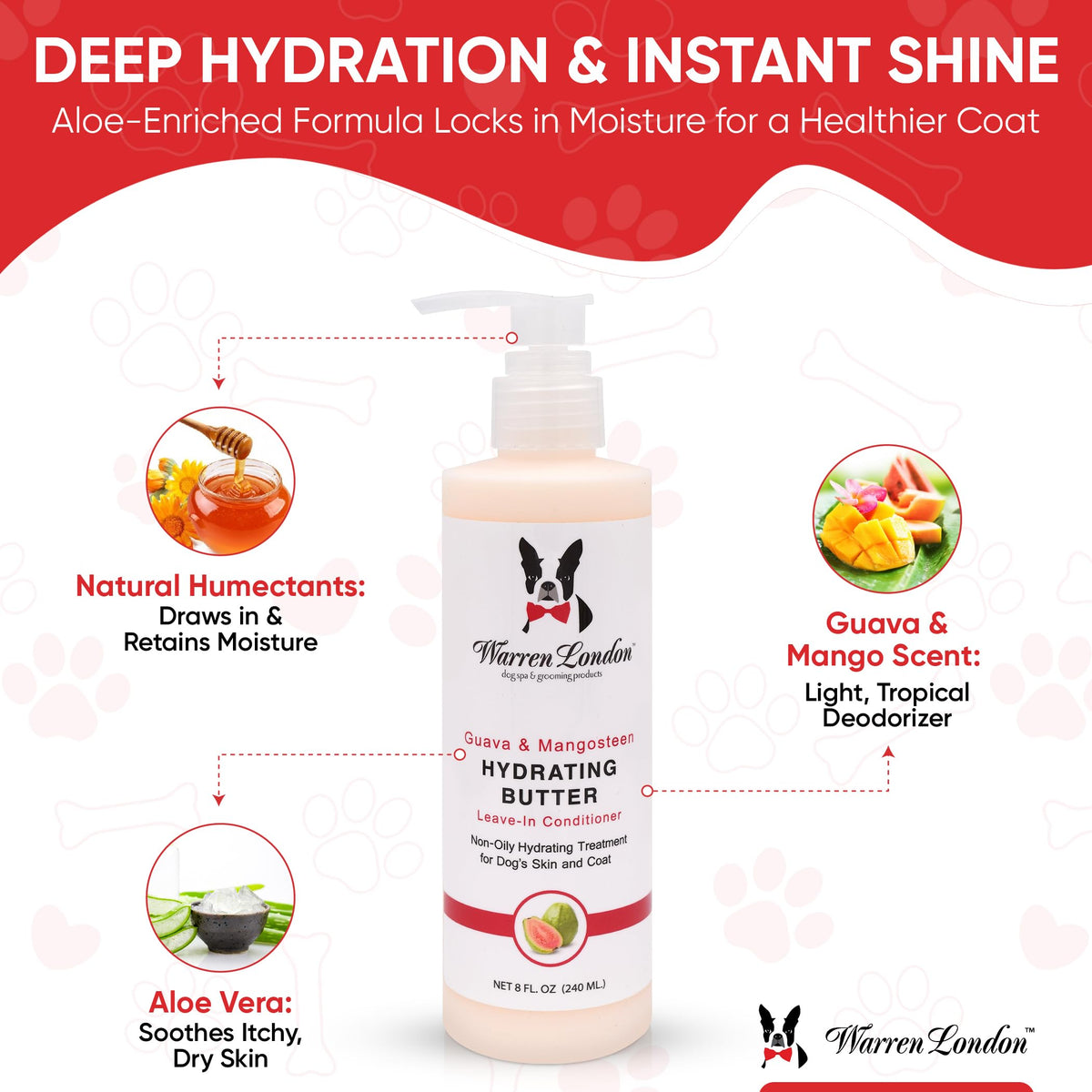 Hydrating Leave in Dog Conditioner 8oz B627303
