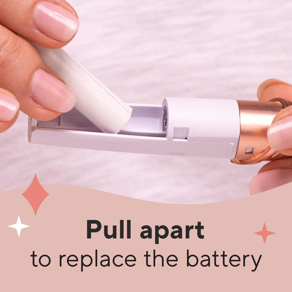 Electric Eyebrow Hair Remover with LED Light C60878