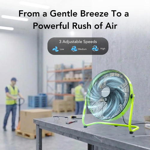 14-Inch High-Velocity Industrial Floor Fan F679