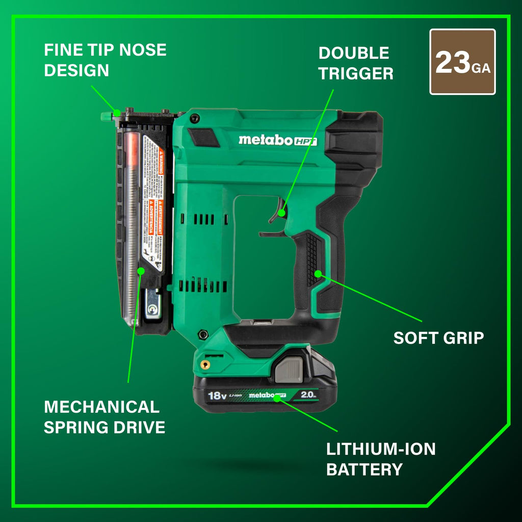 23 Gauge Cordless Pin Nailer Kit R1015