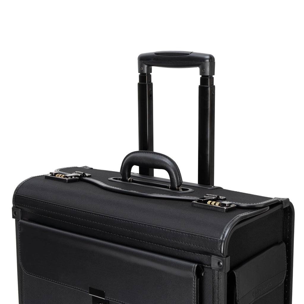 Wheeled Briefcase with 17” Laptop Compartment and Dual Combo Locks B830325