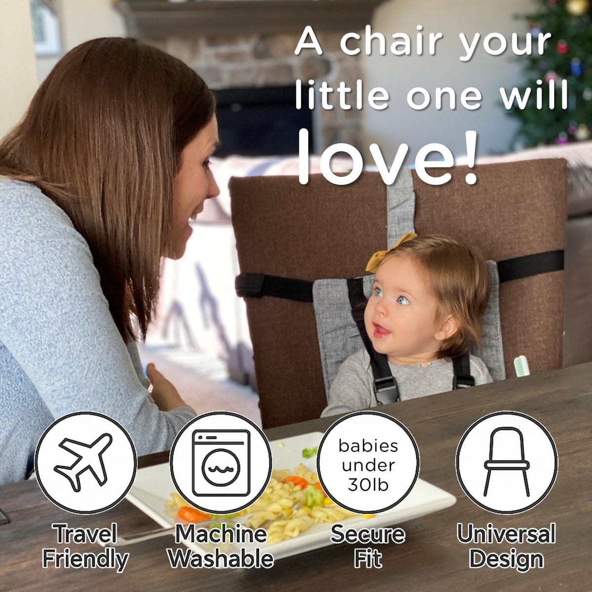 Compact Travel High Chair Portable Baby Harness Seat K9525