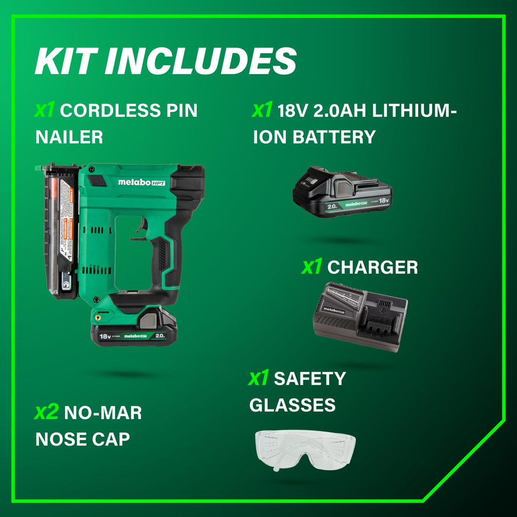 23 Gauge Cordless Pin Nailer Kit R1015