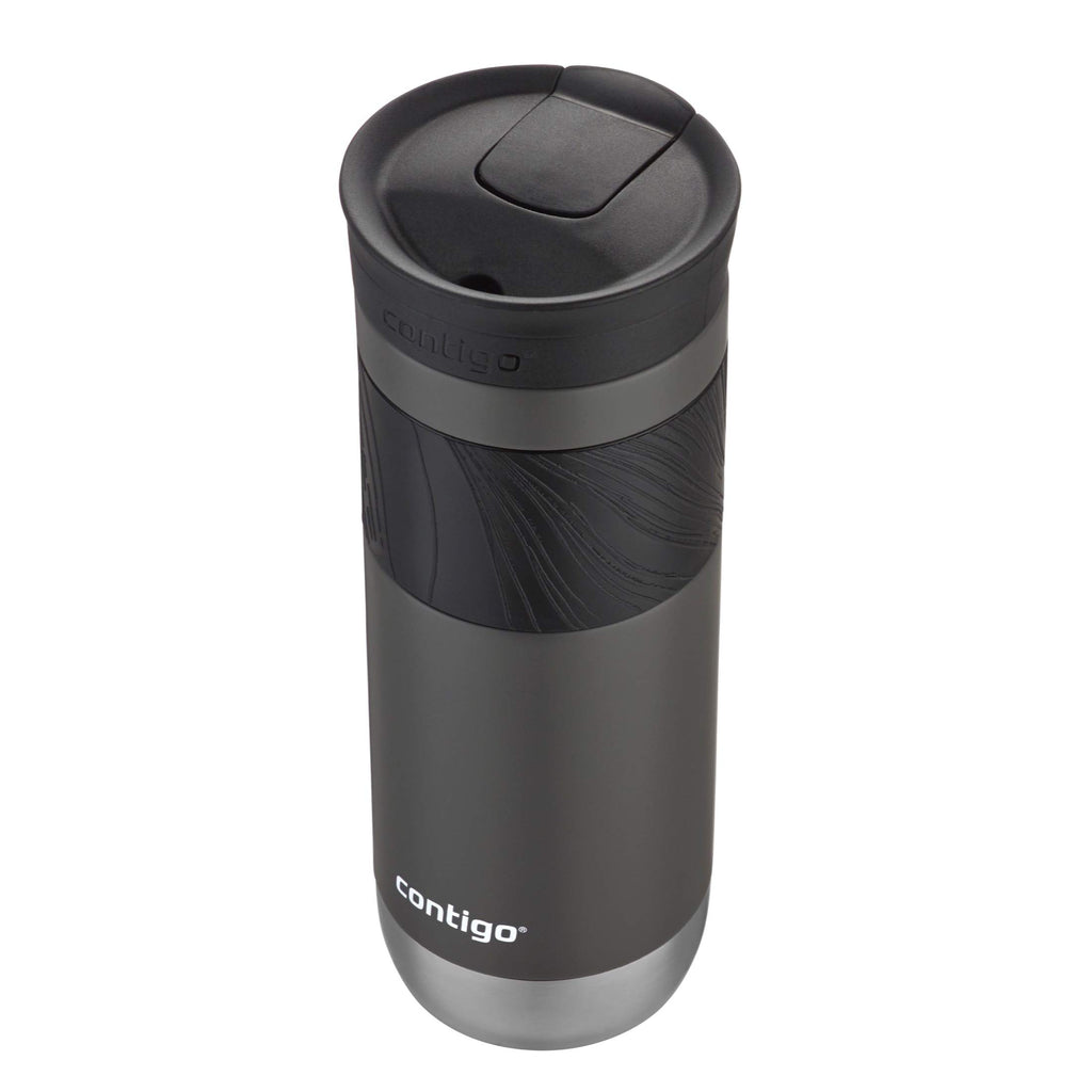 Vacuum-Insulated Stainless Steel Travel Mug 2-Pack & Stainless Steel Travel Mug with Handle and Leak-Proof Lid T36486