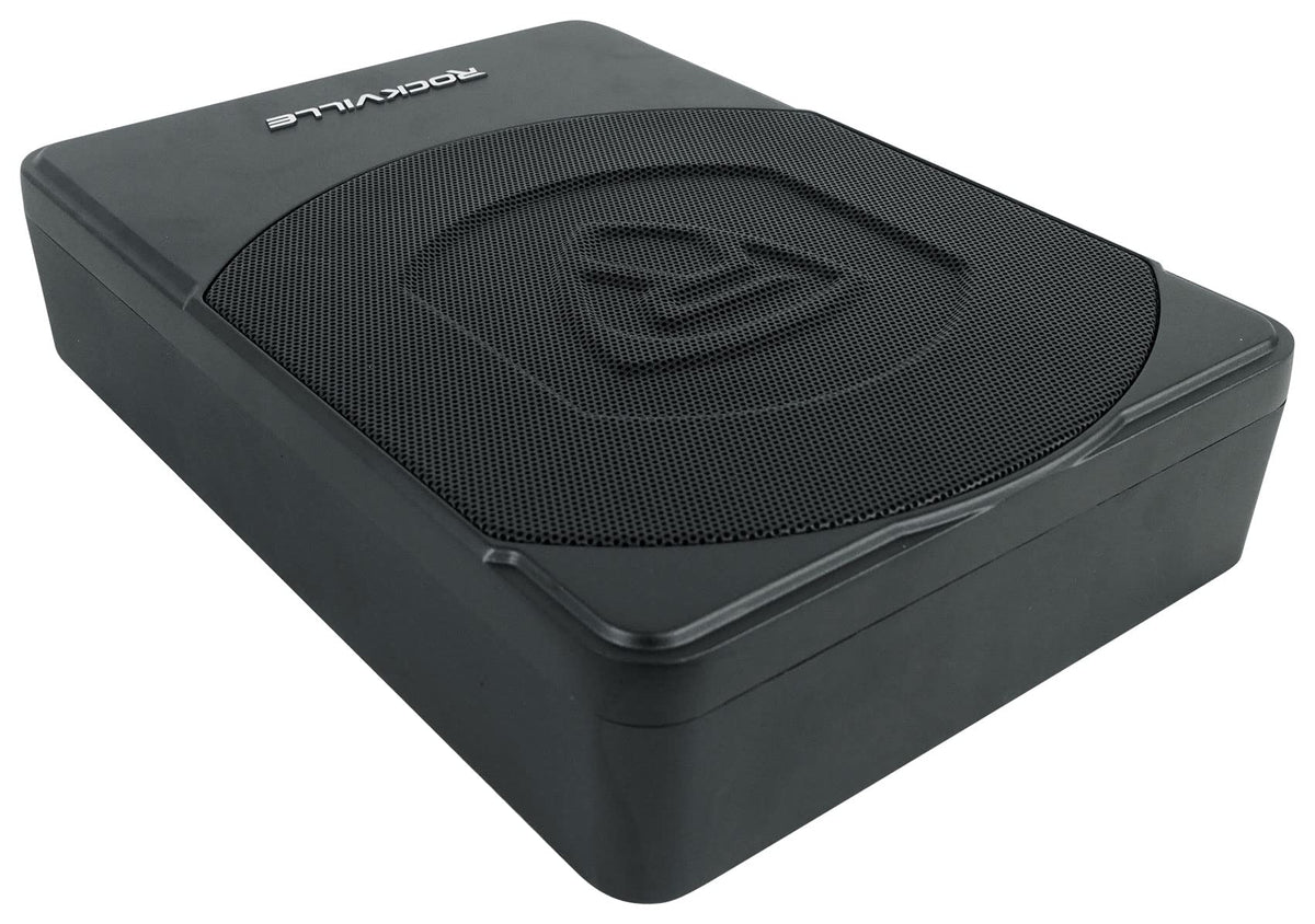 10" Powered Under-Seat Subwoofer with Amp Wiring Kit U1122