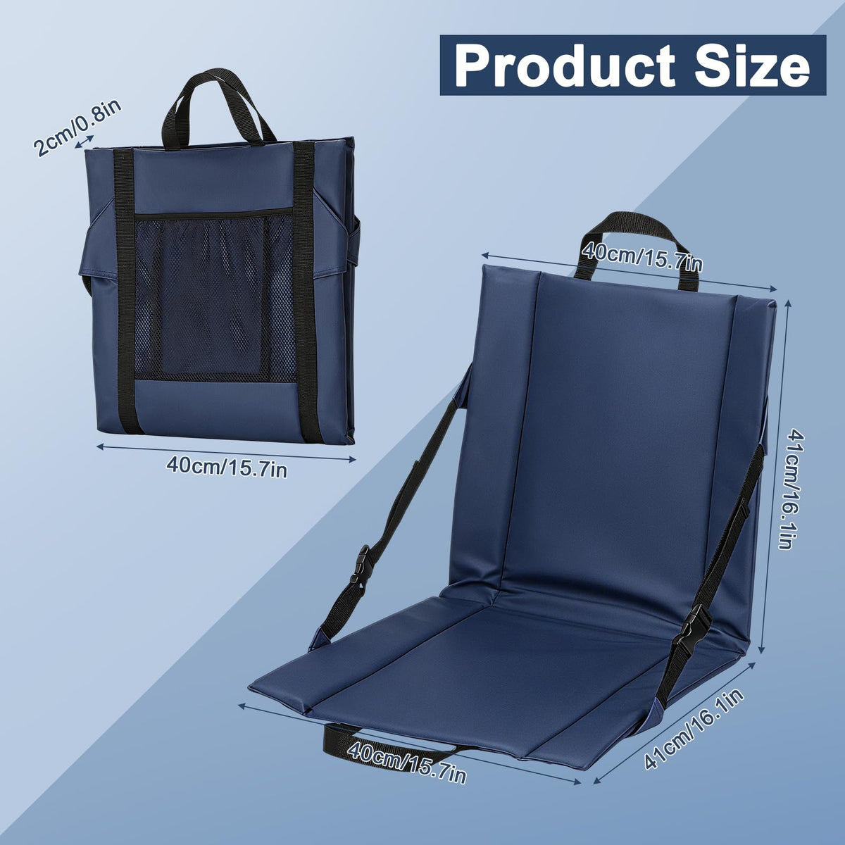 4 Pcs Portable Stadium Chair Cushion S807533