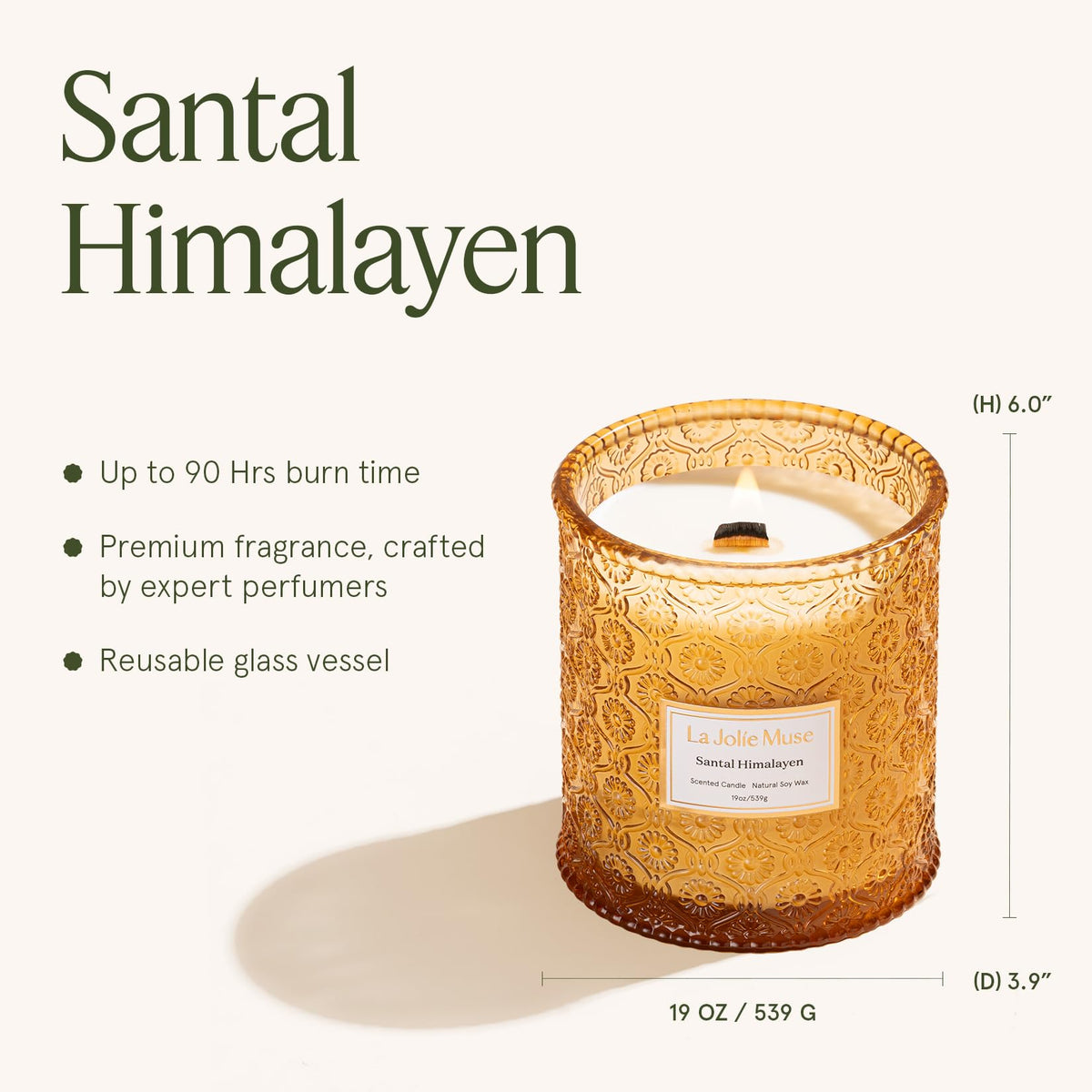 Scented Candles 19 oz Natural Soy D59725