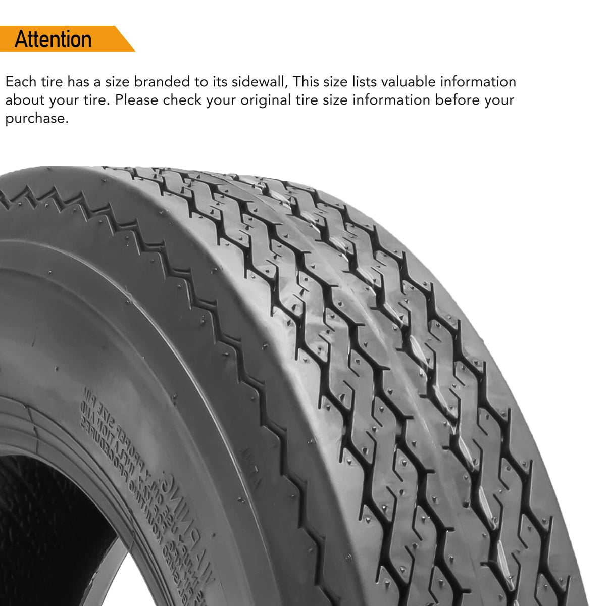 8 Inch Trailer Tires 2 Pack V730733